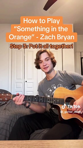 How to Play “Something in the Orange” 🎸 #zachbryan #guitartok #beginnerguitar #acousticcover #musiciansoftiktok #fyp #foryou