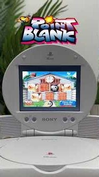 Point Blank (1998) - PS1 PSone + Rare LCD Screen
