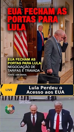 Trump stops negotiations with Lula #elections #politics