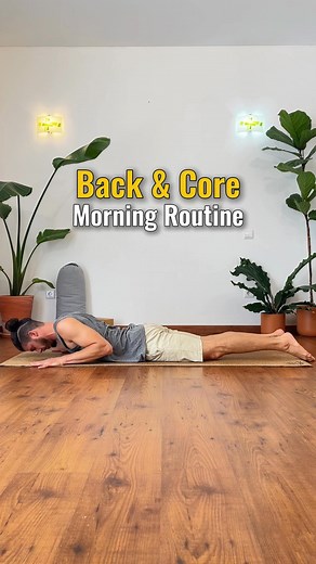 35K views · 768 reactions | A strong core and a healthy back make everything easier—standing, sitting, moving, even breathing. That’s why I always include a few simple exercises in my morning routine to wake up my core, support my spine, and keep my body feeling strong and pain-free. Just a few minutes of movement can improve posture, reduce stiffness, and set you up for a better day. #flexibility #morningroutine #stretches | Idan Kirshner | Facebook