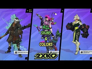 2XKO - Season 0 • ALL 253 SKINS & COLORSS • Character Customization • ARCANE skins