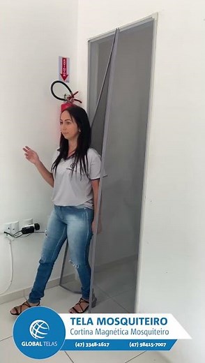 Cortina Magnética Mosquiteiro para Portas e Passagens