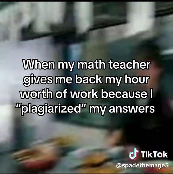 HOW DO YOU PLAGIARIZE A MATH ASSIGNMENT?#mathteacher #fyp #viral #comedy #school