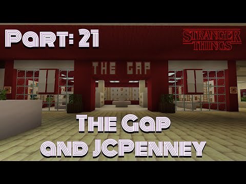How to Build Starcourt Mall in Minecraft: Part 21 | The Gap and JCPenney!!