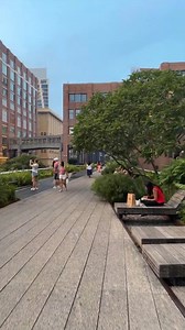 Exploring The High Line part 1. The High Line in New York City is a 1.45-mile-long (2.33-km-long) public park built on a historic, elevated railway line on Manhattan's West Side, running from Gansevoort Street to 34th Street. It features gardens, public art, dining, and community programs, offering unique views of the city and serving as a vibrant community space. Owned by the City of New York and operated by the Friends of the High Line nonprofit conservancy, it is a popular destination for wal