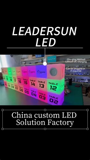 Custom Light Box with Logo Light Up LED Cube Square Block for Event Expo Signage Conference