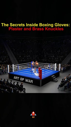The secrets inside boxing gloves:plaster and brass knuckles #knowledge #science