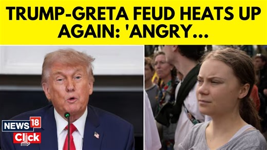 1.9K views · 17 reactions | 'That's The Thing We...': Greta Thunberg Hits Back At Trump After He Calls Her 'Strange' Source: Reuters | #GretaThunberg #DonaldTrump #ClimateActivist #GazaCrisis #IsraelPalestine #HumanitarianAid #TrumpVsGreta | News18 | Facebook