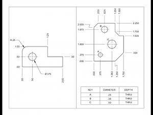 Intermediate AutoCAD - Ordinate Dimensions and Tables