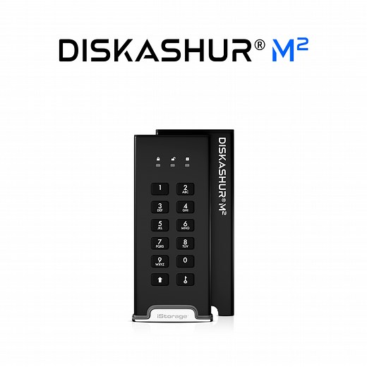 diskAshur M2 - encrypted SSD - iStorage (UK)