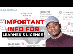 How to remember the vehicle controls for the learner’s license test