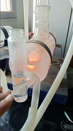 Setup of steam distillation process.