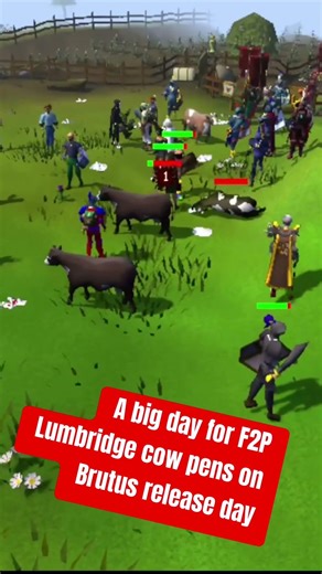 F2P finally got some love with the release of the cow boss. Feels good to have some fresh content