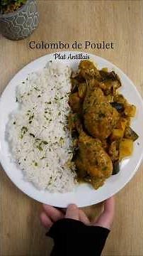 Chicken Colombo Recipe. #recipe #colombo #chickencolombo #antilles #martinique #guadeloupe
