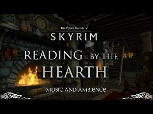 Reading by the Breezehome Hearth | Peaceful Skyrim Music & Ambience | 4K | 3 Hours