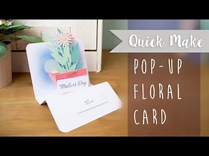 How to Make a Pop-Up Floral Card - Sizzix