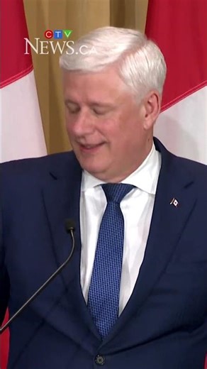 Stephen Harper’s official portrait unveiled in Ottawa