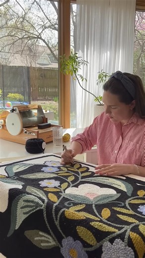 62K views · 456 reactions | Making a Punch Needle Rug #punchneedle #fiberart #punchneedleart #rug #diycrafts #rugmaking #fblifestyle | Rug hooking | Facebook