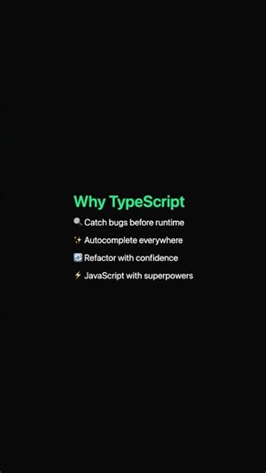 Why TypeScript? JavaScript with Superpowers