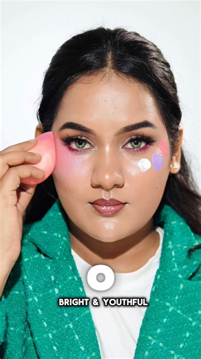 This is how blush changes your face shape😱❤️