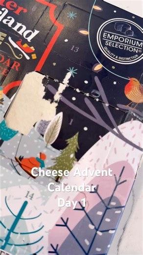 Cheese Advent Calendar Day 1
