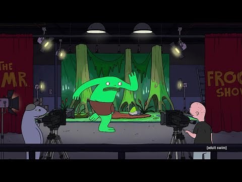 Mr frog eats a man and apologizes everything goes back to normal yay