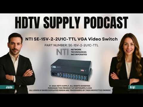 NTI SE-15V-2-2U1C-TTL VGA Video Switch