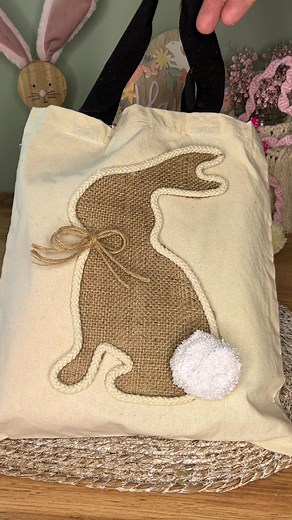DIY Bunny Tote Bag Tutorial
