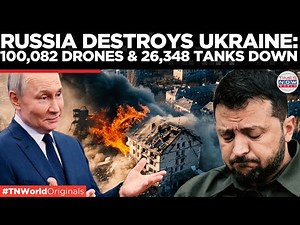 RUSSIA UKRAINE WAR: 145 Strikes,100,082 Drones Destroyed | Times Now World