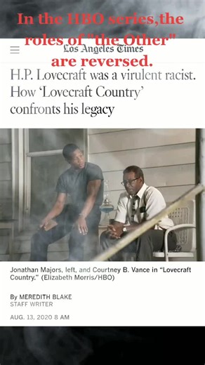 H.P. Lovecraft too? #hplovecraft #cthulu #hbo #lovecraftcountry #racism #blm #flipthescript