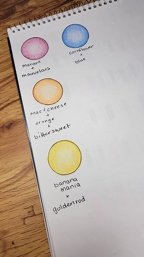 Some of my favorite Crayola crayon color combinations #bananamania #cornflower #adultcoloring #coloringwithKatie #fullvideosonYouTube #asmr | Coloring with Katie