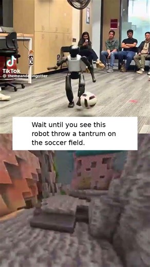 Robot gets angry after soccer match 😳 #shorts