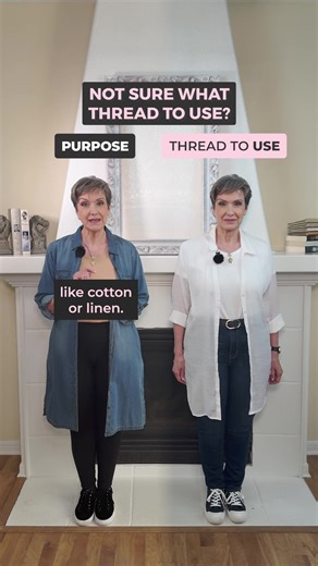 Not sure what thread to use? 🤔 For more easy-to-understand sewing guides and tips, make sure you're following along | Valerie Hayes - Dream Sewing Studio