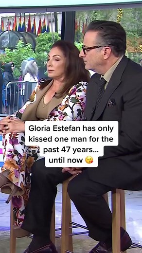 #gloriaestefan has only kissed husband #emilioestefan in the last 47 years, but all of that changed when filming the upcoming #fatherofthebride movie, where she shared a (respectful) smooch with co-star and good friend #andygarcia ❤️