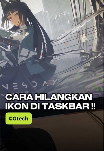 Cara Menghilangkan Icon di Taskbar Windows