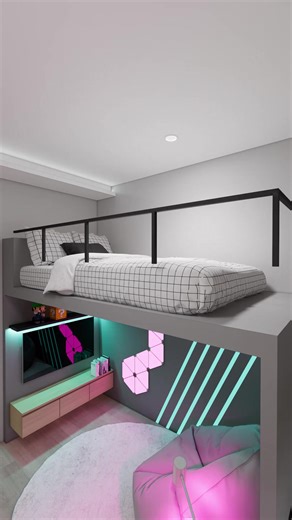 Ide Dekorasi Kamar Mezzanine 3x3 Meter