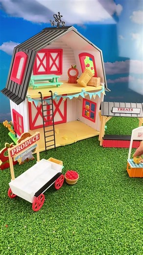 Join the party at the Harvest Festival! 🐮✨ Complete with 2 miniature figures and 62 accessories! 💙 #honeybeeacres #dolls #toys #miniatures #walmart