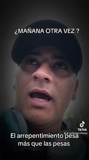 Hoy te levantaste tarde y diji "mañana".Hoy el cuerpo te pesó y dijist "después"#viral #motivacion