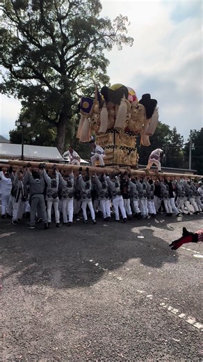 飯武太鼓台 土居庁舎かきくらべ フル #土居町秋祭り #太鼓台