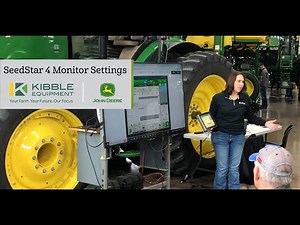 John Deere SeedStar 4 Planter Monitor Settings