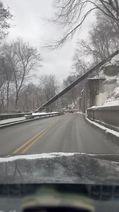 Driving dahn 🏔️ Mount Washington and under the incline. 🚊 #pittsburgh #driving #snow | View Pittsburgh