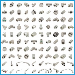 [Hot Item] Stainless Steel Metric Jic Bsp Orfs SAE BSPT Thread Male Female Hydraulic Hose Pipe Connector Fitting Adapter