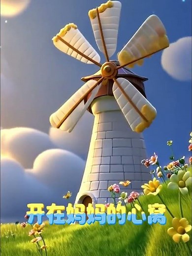 【小花朵】太阳公公早上好 中文儿歌 | 【Little Flower】Fun & Educational Chinese Song for Kids