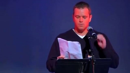 Never a better time than right now for these words. Listen to actor and activist Matt Damon read from Howard Zinn's "The Problem Is Civil Obedience" speech, first presented in 1970. | Brandon Weber