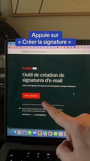 Get a professional email signature in 30 seconds for free 😱🚀 #tip #tips