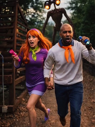 Fred and Daphne are looking for Scooby-Doo and Shaggy. However, they haven't seen the dangerous Siren Head yet! #scoobydoo #mysterymachine #shaggy #fred #sirenhead @TerrorReal