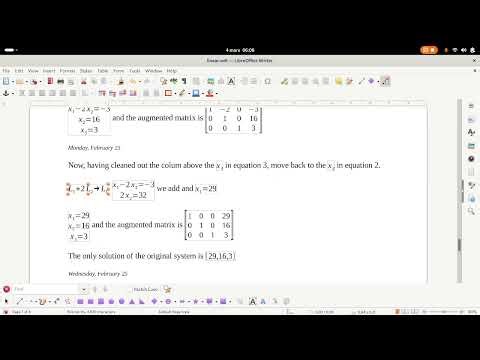 linear algebra 101 (27) : Elementary row operations