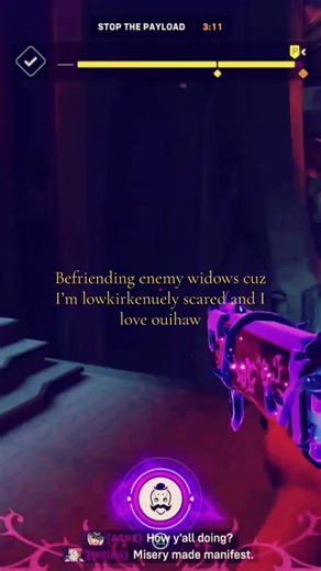 Befriending Enemy Widows in Overwatch Gameplay