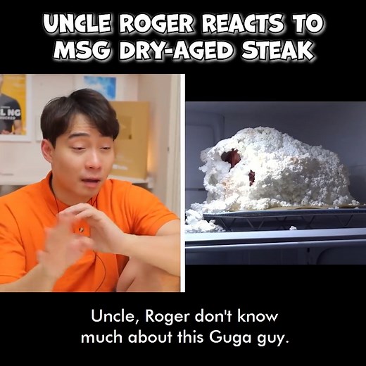 8.2M views · 143K reactions | Uncle Roger React to MSG Dry-Aged Steak! | Nigel Ng | Facebook