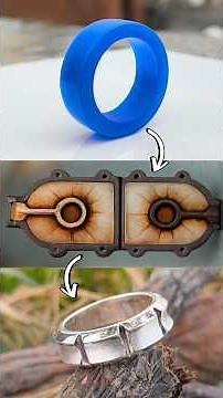 How to Make a Custom Silver Ring Using Sand Casting #jewelrymaking #handmadejewelry #silverring